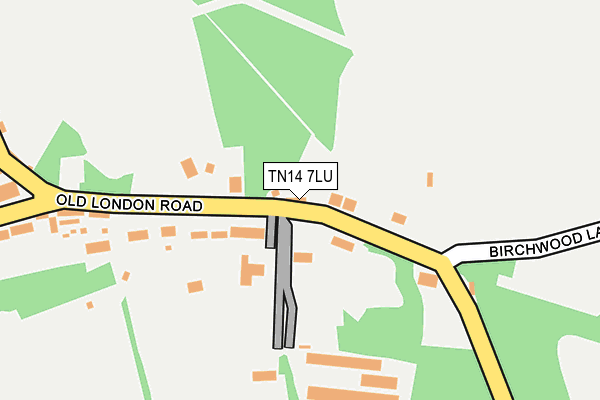 TN14 7LU map - OS OpenMap – Local (Ordnance Survey)