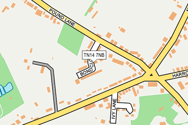 TN14 7NB map - OS OpenMap – Local (Ordnance Survey)