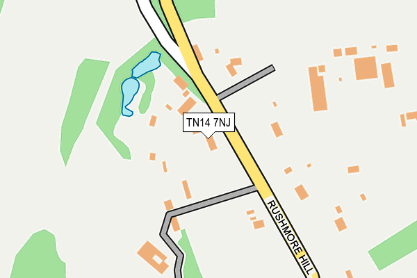 TN14 7NJ map - OS OpenMap – Local (Ordnance Survey)