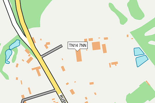 Map of WYCH CROSS NURSERIES LIMITED at local scale