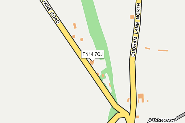 TN14 7QJ map - OS OpenMap – Local (Ordnance Survey)