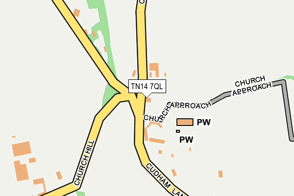 TN14 7QL map - OS OpenMap – Local (Ordnance Survey)