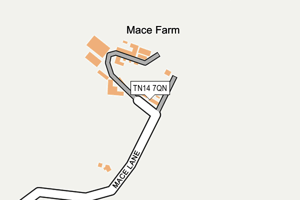 TN14 7QN map - OS OpenMap – Local (Ordnance Survey)