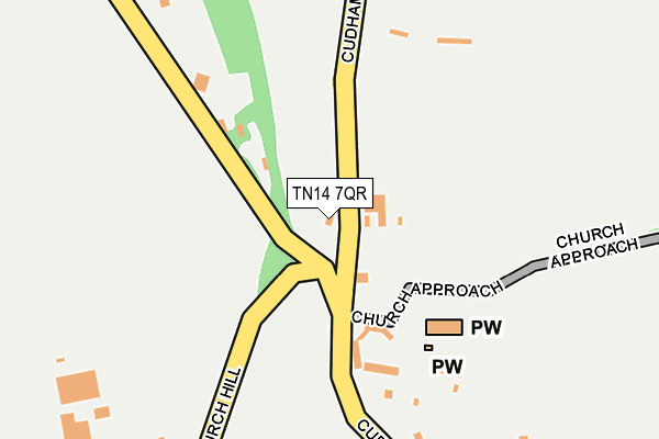 TN14 7QR map - OS OpenMap – Local (Ordnance Survey)