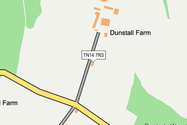 TN14 7RS map - OS OpenMap – Local (Ordnance Survey)