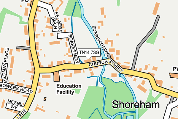TN14 7SG map - OS OpenMap – Local (Ordnance Survey)