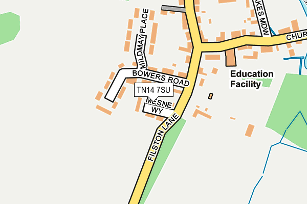 TN14 7SU map - OS OpenMap – Local (Ordnance Survey)