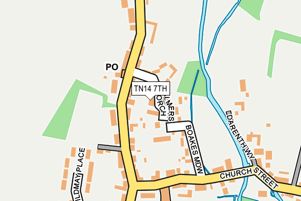 TN14 7TH map - OS OpenMap – Local (Ordnance Survey)