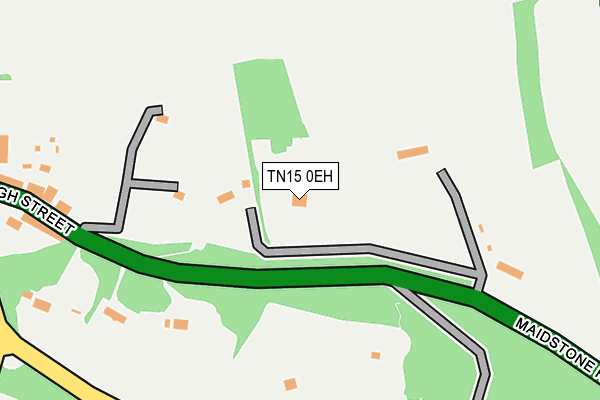 TN15 0EH map - OS OpenMap – Local (Ordnance Survey)