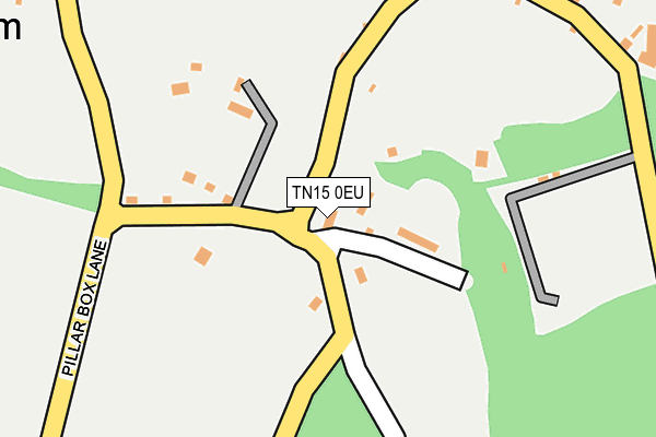 TN15 0EU map - OS OpenMap – Local (Ordnance Survey)