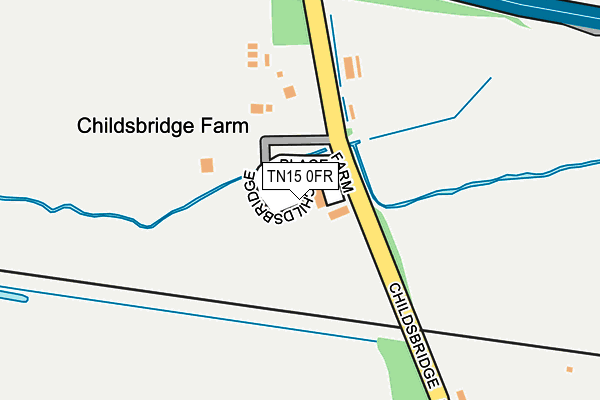 TN15 0FR map - OS OpenMap – Local (Ordnance Survey)
