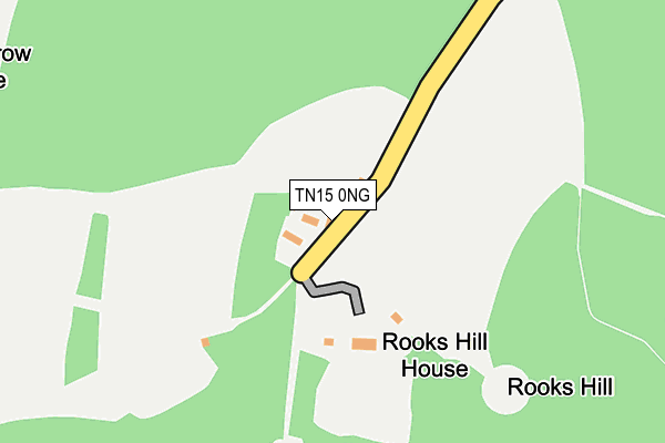 TN15 0NG map - OS OpenMap – Local (Ordnance Survey)