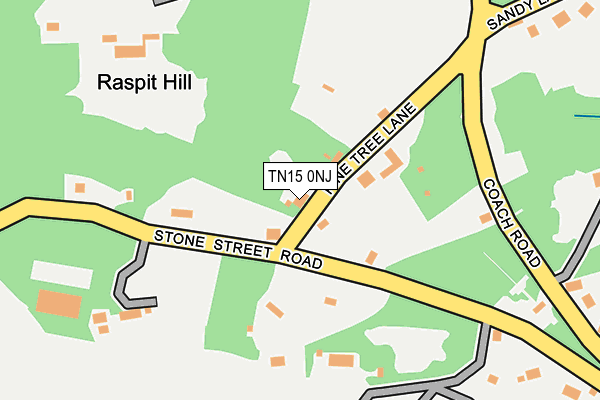 TN15 0NJ map - OS OpenMap – Local (Ordnance Survey)