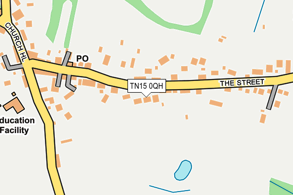 TN15 0QH map - OS OpenMap – Local (Ordnance Survey)