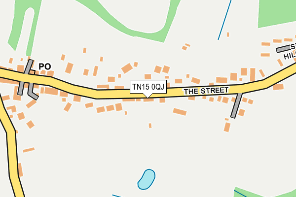 TN15 0QJ map - OS OpenMap – Local (Ordnance Survey)