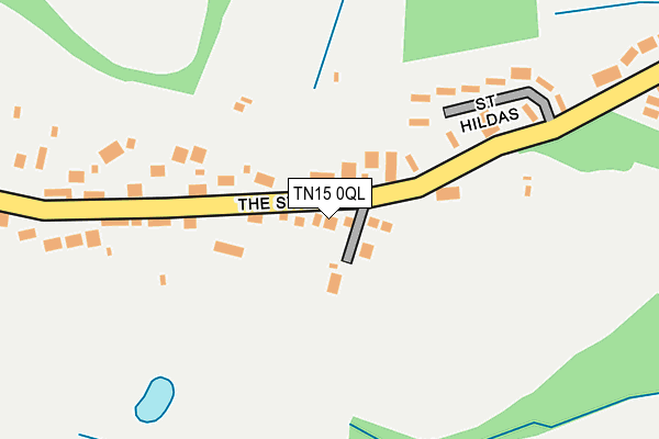 TN15 0QL map - OS OpenMap – Local (Ordnance Survey)