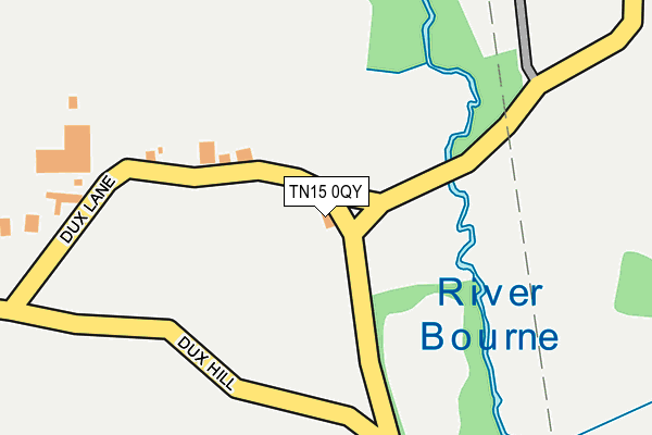 TN15 0QY map - OS OpenMap – Local (Ordnance Survey)