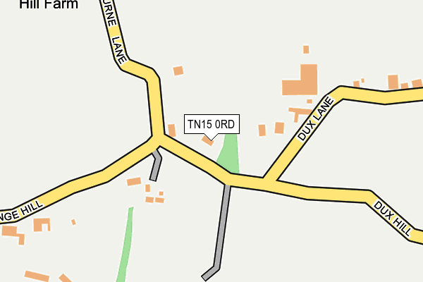 TN15 0RD map - OS OpenMap – Local (Ordnance Survey)