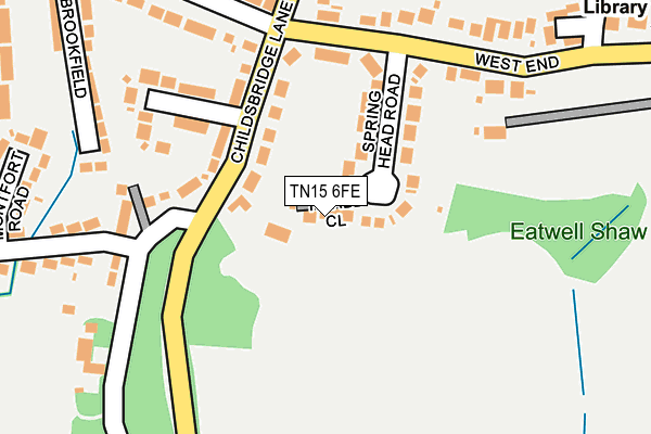 TN15 6FE map - OS OpenMap – Local (Ordnance Survey)