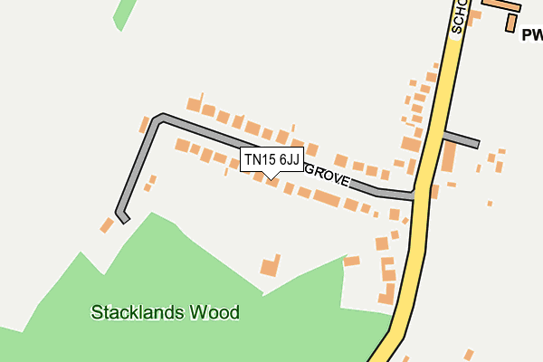 Map of B MOORE PROPERTY LTD at local scale