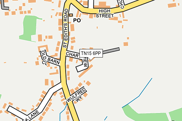 TN15 6PP map - OS OpenMap – Local (Ordnance Survey)