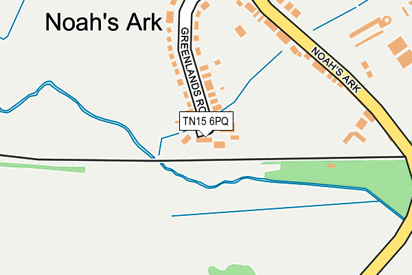 TN15 6PQ map - OS OpenMap – Local (Ordnance Survey)