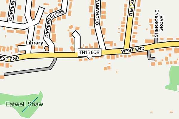 TN15 6QB map - OS OpenMap – Local (Ordnance Survey)