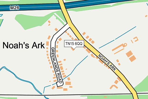 TN15 6QQ map - OS OpenMap – Local (Ordnance Survey)