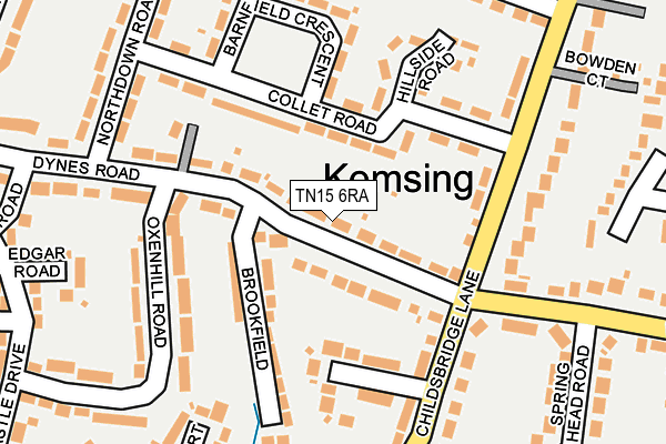 Map of KEMSING CONSULTING LIMITED at local scale