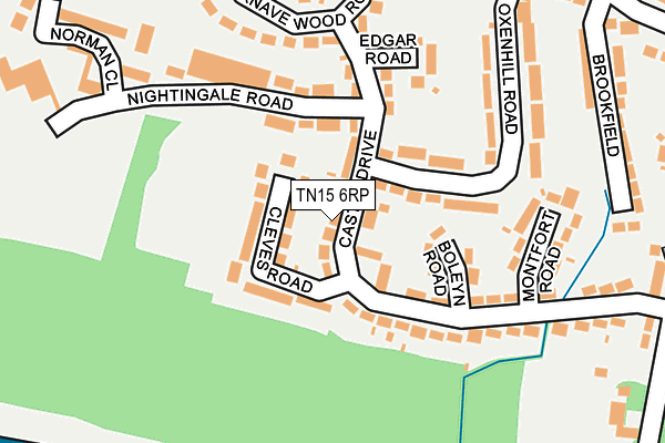 TN15 6RP map - OS OpenMap – Local (Ordnance Survey)