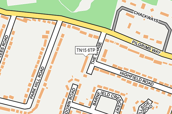 TN15 6TP map - OS OpenMap – Local (Ordnance Survey)