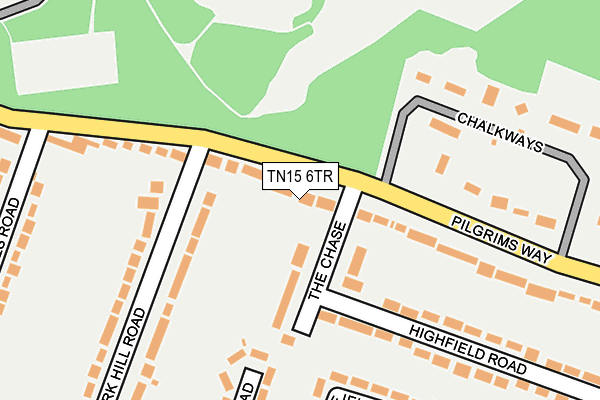TN15 6TR map - OS OpenMap – Local (Ordnance Survey)