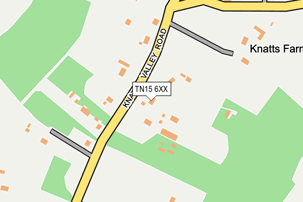 TN15 6XX map - OS OpenMap – Local (Ordnance Survey)