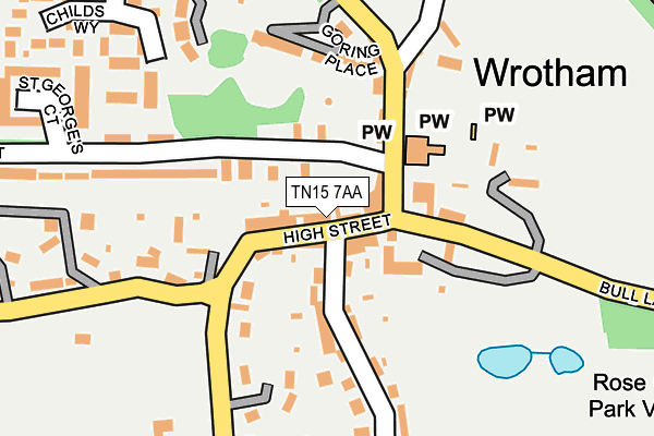 Map of PJMWSERVICES LIMITED at local scale