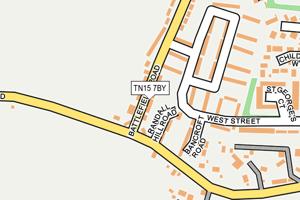 Map of LAUREN POTTER LTD at local scale