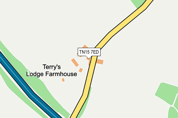 TN15 7ED map - OS OpenMap – Local (Ordnance Survey)