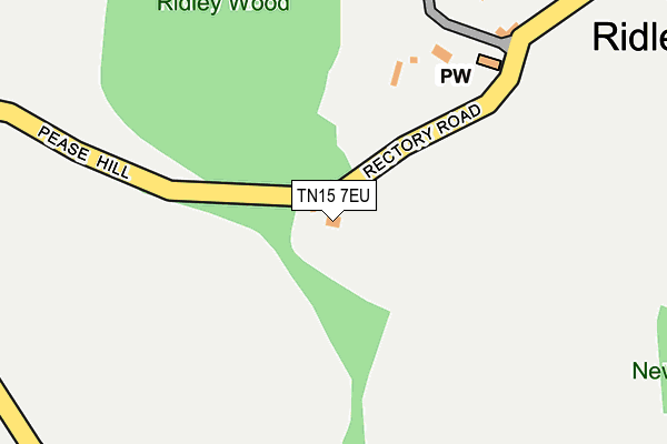 TN15 7EU map - OS OpenMap – Local (Ordnance Survey)