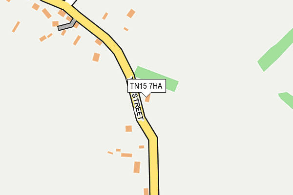 TN15 7HA map - OS OpenMap – Local (Ordnance Survey)