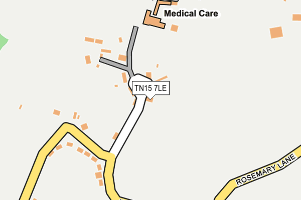 TN15 7LE map - OS OpenMap – Local (Ordnance Survey)
