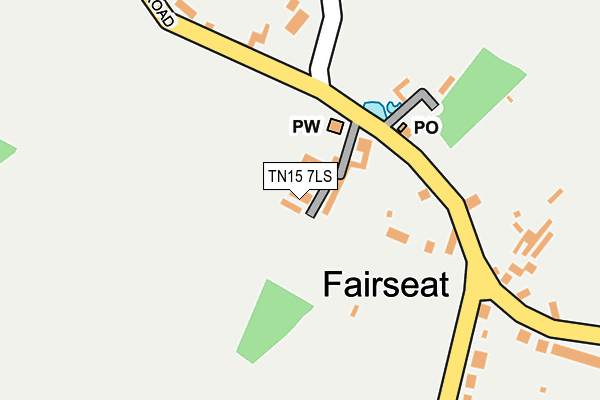 TN15 7LS map - OS OpenMap – Local (Ordnance Survey)