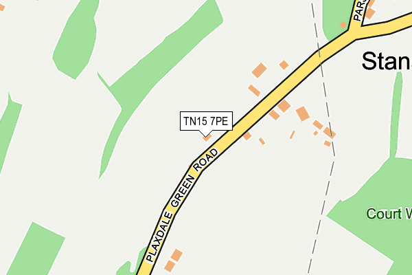TN15 7PE map - OS OpenMap – Local (Ordnance Survey)