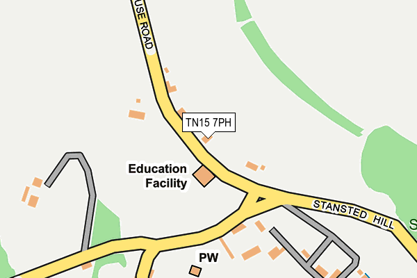 TN15 7PH map - OS OpenMap – Local (Ordnance Survey)