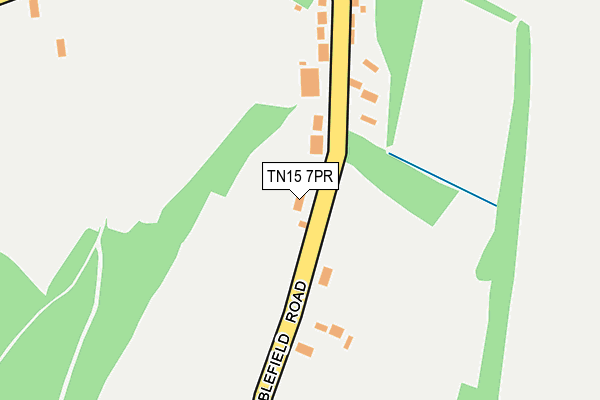 TN15 7PR map - OS OpenMap – Local (Ordnance Survey)