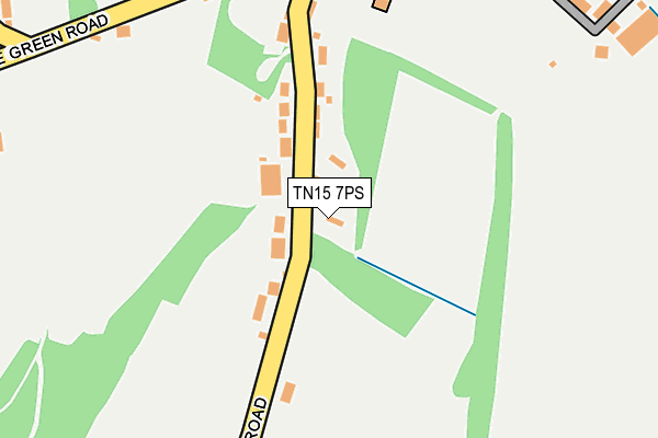 TN15 7PS map - OS OpenMap – Local (Ordnance Survey)