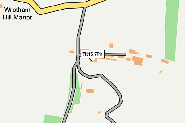TN15 7PX map - OS OpenMap – Local (Ordnance Survey)