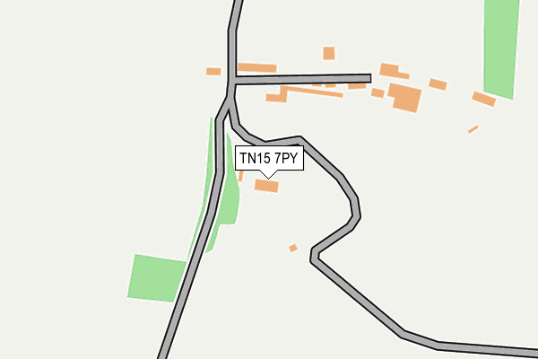 TN15 7PY map - OS OpenMap – Local (Ordnance Survey)