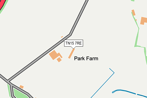 TN15 7RE map - OS OpenMap – Local (Ordnance Survey)