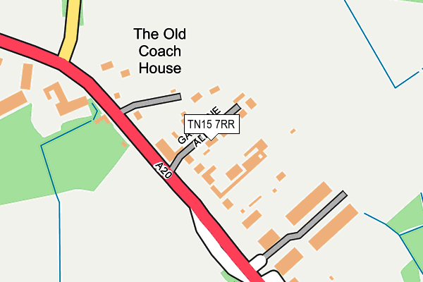 TN15 7RR map - OS OpenMap – Local (Ordnance Survey)