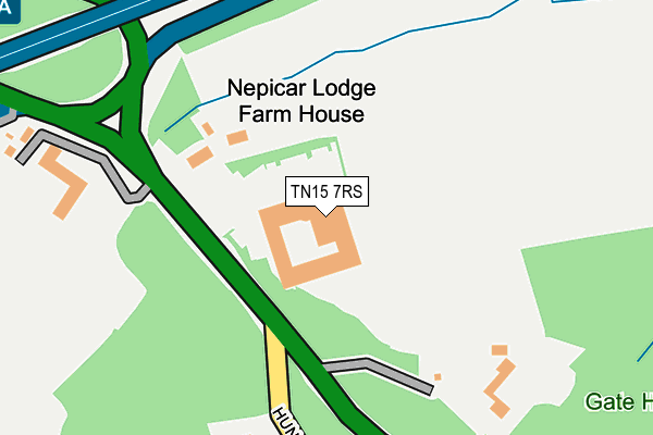 TN15 7RS map - OS OpenMap – Local (Ordnance Survey)