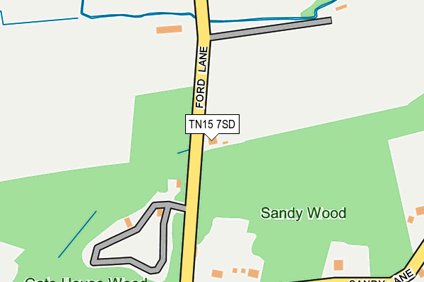 TN15 7SD map - OS OpenMap – Local (Ordnance Survey)